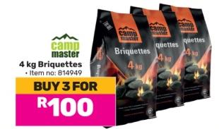 Camp Master 4kg Briquettes