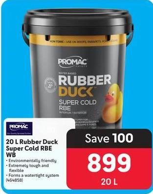 Promac 20 L Rubber Duck Super Cold RBE WB