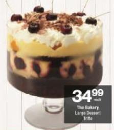 THE BAKERY Large Dessert Trifle