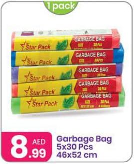 Garbage Bag 5X30 Pcs 46X52 Cm