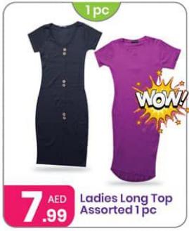 Ladies Long Top Assorted