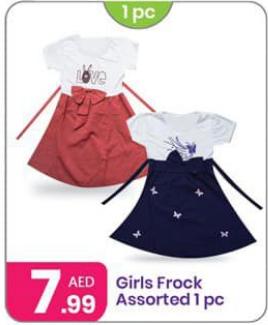 Girls Frock Assorted 1 pc