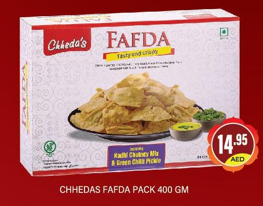 CHHEDAS FAFDA PACK 400GM