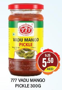 777 Vadu Mango Pickle 300g 