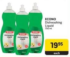 Econo Dishwashing Liquid 750 ml 