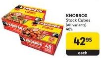 KNORROX Stock Cubes (All variants) 48's 