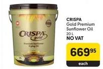 CRISPA Gold Premium Sunflower Oil 20L