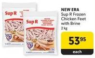 Sup R Frozen Chicken Feet with Brine 2 kg 