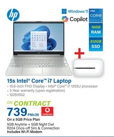 15s Intel® Core™ i7 Laptop - 15.6-inch FHD Display - Intel® Core™ i7 1255U processor