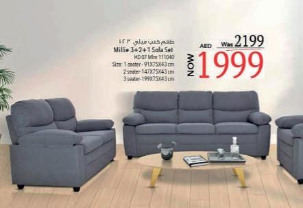 Millie 3+2+1 Sofa Set