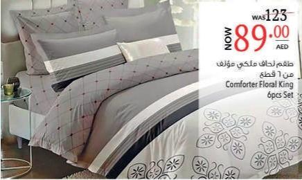 Comforter Floral King 6pcs Set