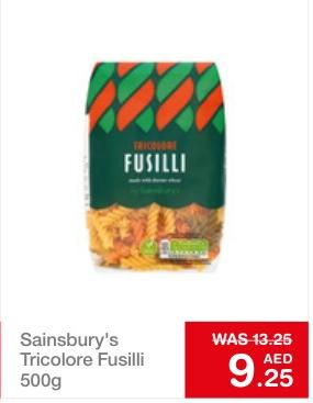 Sainsbury's Tricolore Fusilli 500g