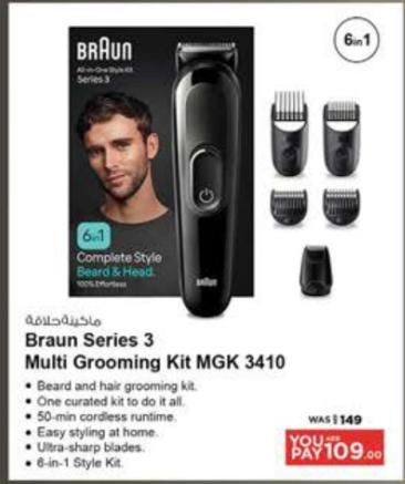 Braun Series 3 Multi Grooming Kit MGK 3410 