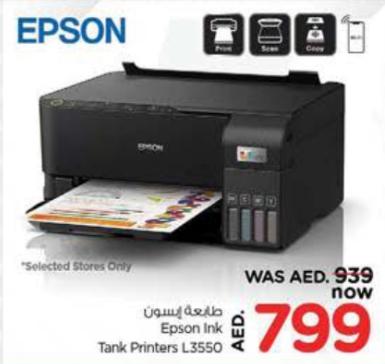 Epson Ink Tank Printer L3550