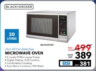 BLACK & DECKER MICROWAVE OVEN  30 LRT 