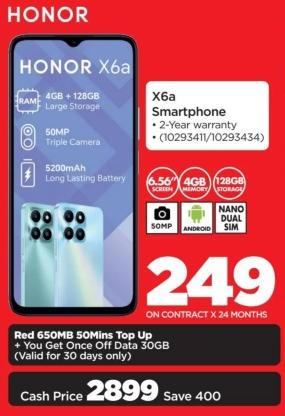 Honor X6a Smartphone