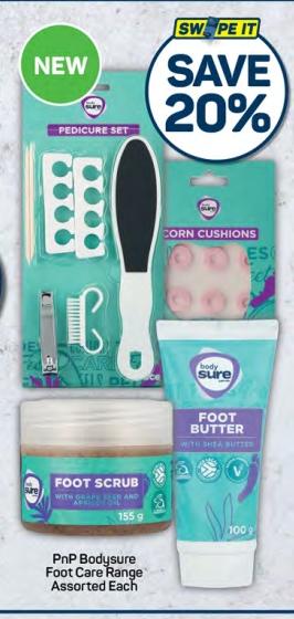 Pnp bodysure foot Care Range Assorted Each