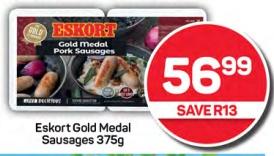 Eskort Gold Medal Sausages 375 g 