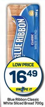 Blue Ribbon Classic White Sliced Bread 700g