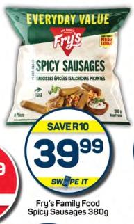 Fry's Family Food Spicy Sausages