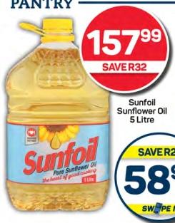 Sunfoil Sunflower Oil 5 Litre