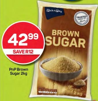 PnP Brown Sugar 2kg