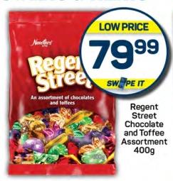 Needlers Regent Street Chocolate And Toffee Assortment 400g