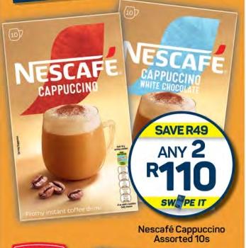 Any 2 Nestle Nescafé Cappuccino Assorted 10s