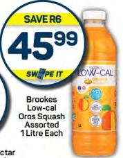 Brookes Low-cal Oros Squash Assorted