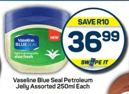 Vaseline Blue Seal Petroleum Jelly Assorted 250ml Each