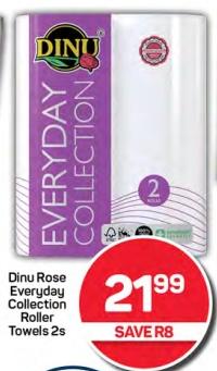 Dinu Rose Everyday Collection Roller Towels