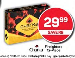 Charka Firelighters 12-Piece