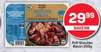 Shoulder Bacon, Cured & Wood Smoked