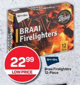 Pnp Braai Firelighters 12 Peice