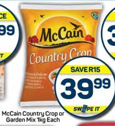 McCain Country Crop or Garden Mix 1kg Each