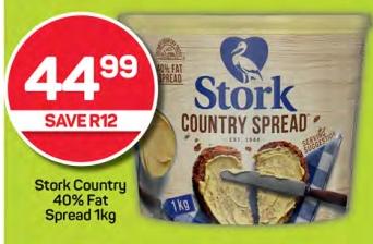 Stork Country 40% Fat Spread 1kg