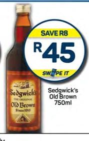 Sedgwick's Old Brown 750ml