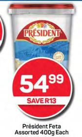 Président Feta Assorted 400gm