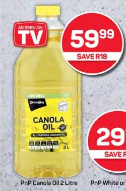 PnP Canola Oil 2L