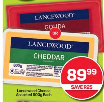 Lancewood Cheese Assorted