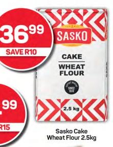 Sasko Cake Wheat Flour 2.5kg