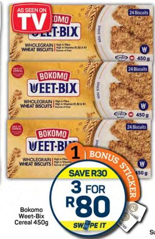 Bokomo Weet-Bix Wholegrain Wheat Biscuits