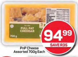 PnP Cheese Assorted 700 GM