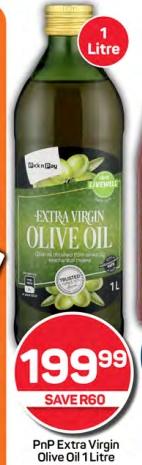 PnP Extra Virgin Olive Oil 1 LTR