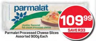 Parmalat Processed Cheese Slices Assorted