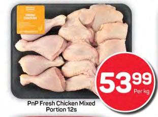 PnP Fresh Chicken Mixed Portion 12s