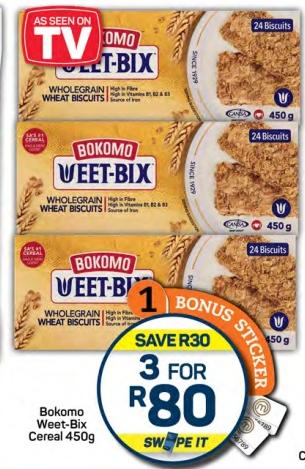 Bokomo Weet-Bix Cereal 450 gm