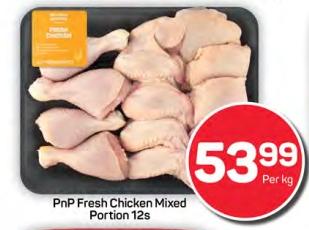 PnP Fresh Chicken Mixed Portion 12s