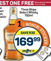 Three Ships Select Whisky 750 ML