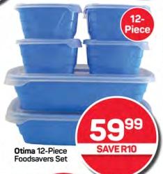 Otima 12-Piece Foodsavers Set